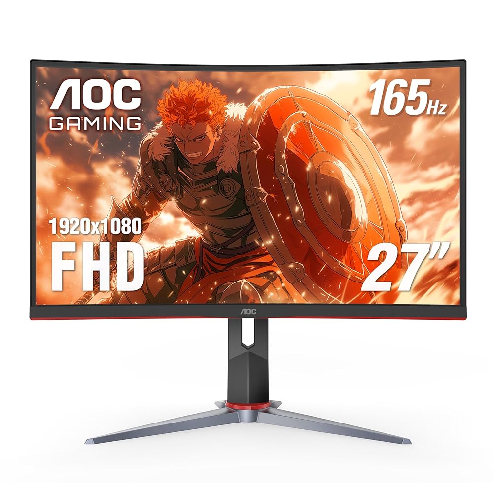 AOC C27G2X/11 27インチ ゲーミングモニター 湾曲型 165Hz Amazon.co.jp: AOC ゲーミング液晶モニター C27G2X/11 (27インチ